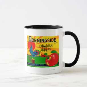 Caneca Etiqueta da Maçã MorningsideCanadá