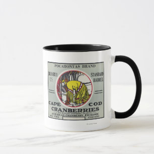 Caneca Etiqueta de Amorango da Marca Cape Cod Pocahontas