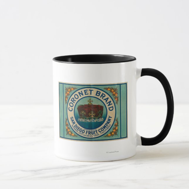 Caneca Etiqueta de limão da CoronetChula Vista, CA (Direita)