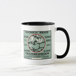 Caneca Etiqueta de Marca de Morango de Cabo Cod Magnolia