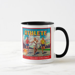 Caneca Etiqueta de Taxa de Citros de Marca Atleta