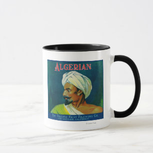 Caneca Etiqueta Laranja Argelina