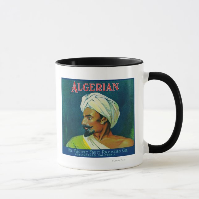 Caneca Etiqueta Laranja Argelina (Direita)