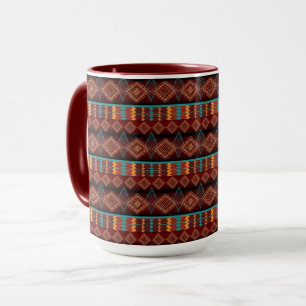 Caneca Etnic Geométrico Tribal