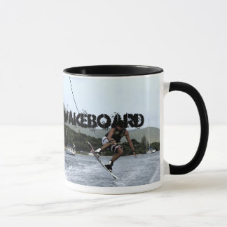 CANECA EU ACORDO A WAKEBOARD