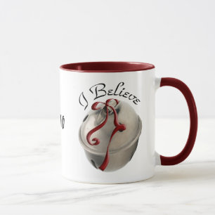 Caneca Eu Acredito em Reindeer Bell Mug