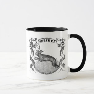 Caneca Eu acredito (Jackalope)