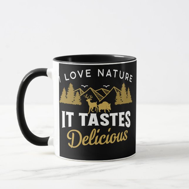 Caneca Eu Adoro A Natureza Que Tem Gosto De Uma Deliciosa (Esquerda)