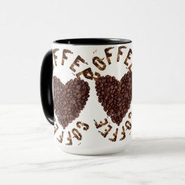 Caneca Eu adoro café