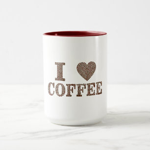 Caneca Eu Adoro Café Mug