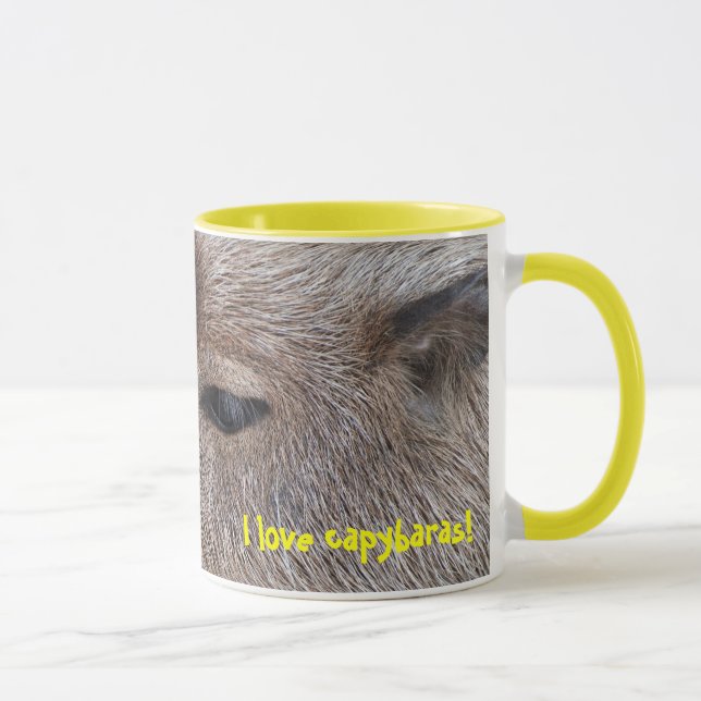 Caneca Eu adoro capybaras (Direita)