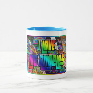 Caneca Eu adoro Los Angeles Twist Mug
