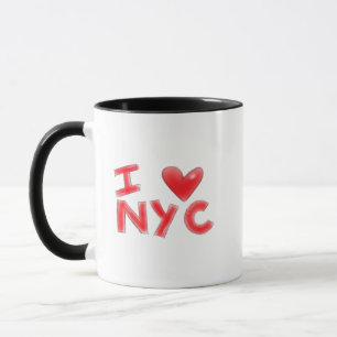 Caneca Eu Adoro NYC Clássico