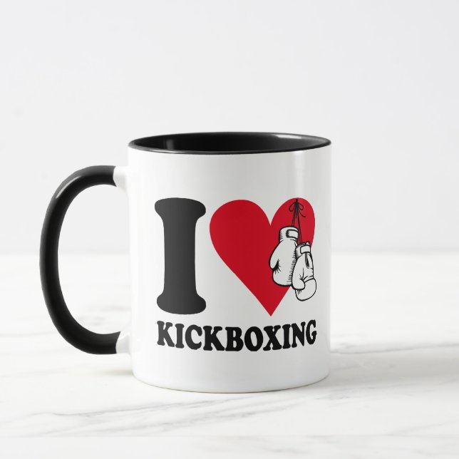 Caneca Eu adoro o kickboxe (Esquerda)