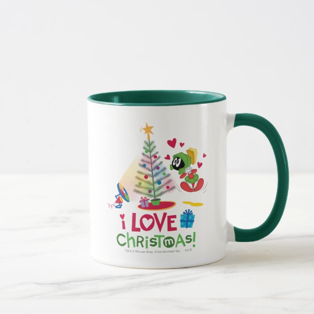 Caneca Eu adoro o Natal - MARVIN™ (Direita)