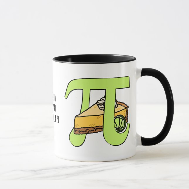 Caneca Eu adoro o PIE e o PI Day (Direita)
