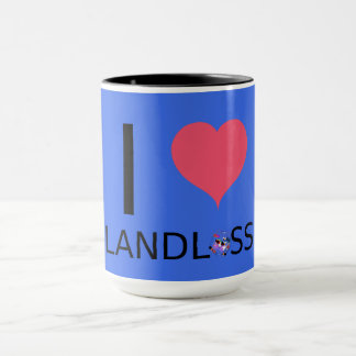 Caneca Eu adoro perda de terra