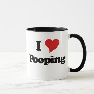 Caneca Eu Adoro Pooping