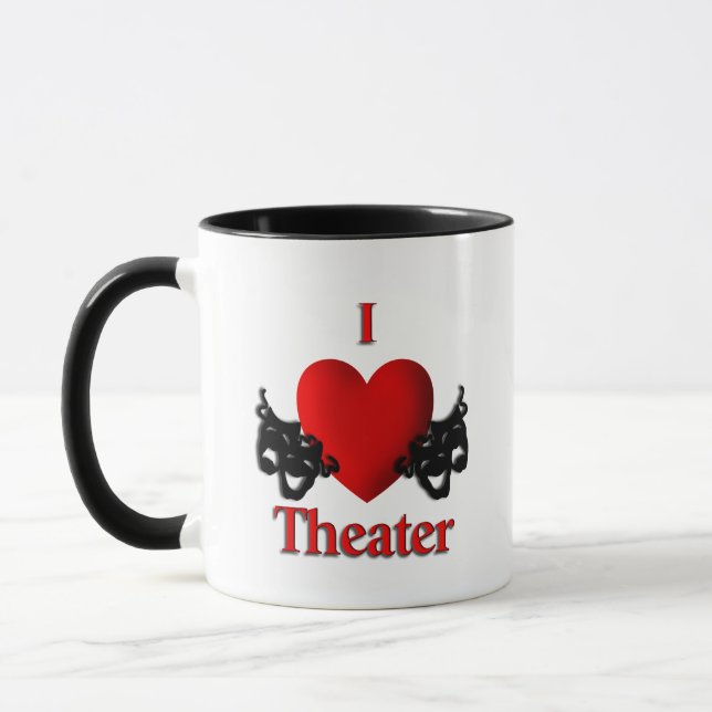 Caneca Eu Adoro Teatro (Esquerda)