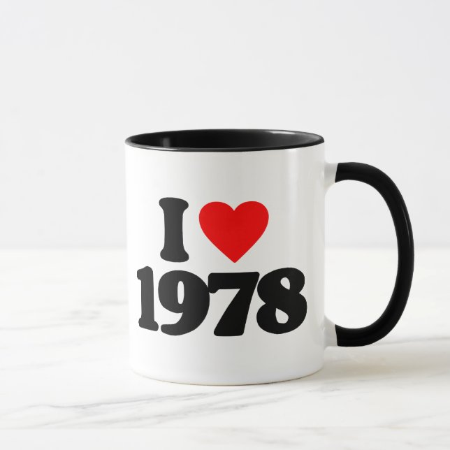CANECA EU AMO 1978 (Direita)
