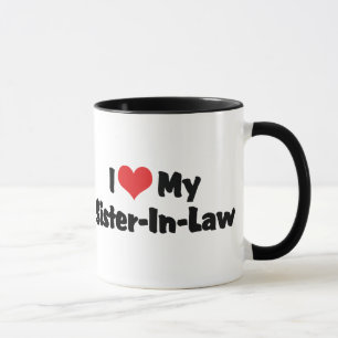 Caneca Eu Amo A Minha Irmã Em Direito