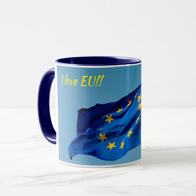 Caneca "Eu amo a UE" (Frente Esquerda)