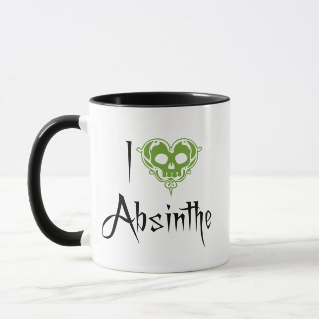 Caneca Eu Amo Absinthe Mug (Esquerda)