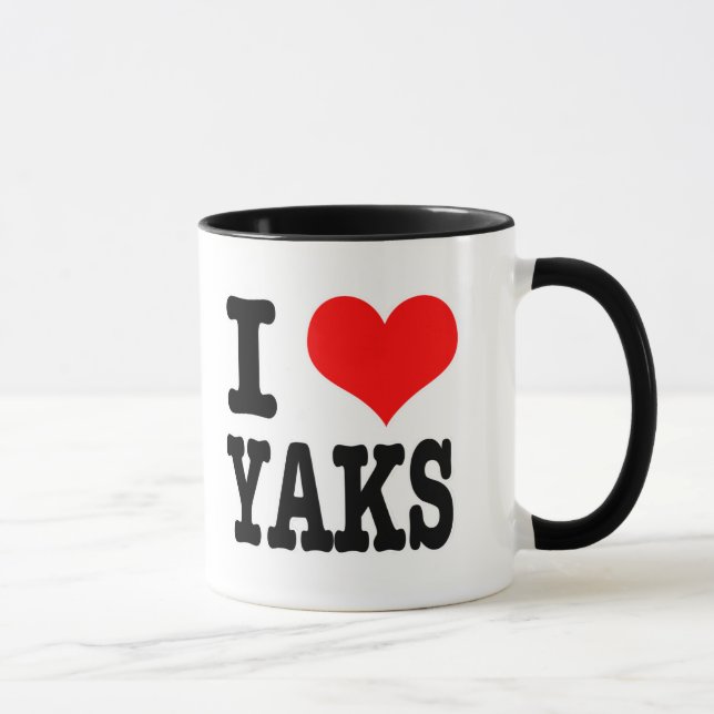 CANECA EU AMO (AMO) YAKS (Direita)