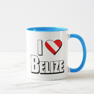 Caneca Eu Amo Belize Diving
