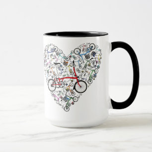 Caneca Eu Amo Brompton Bikes