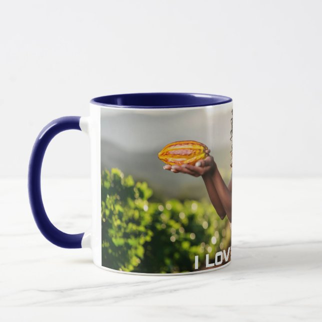 CANECA EU AMO CACAU (Esquerda)
