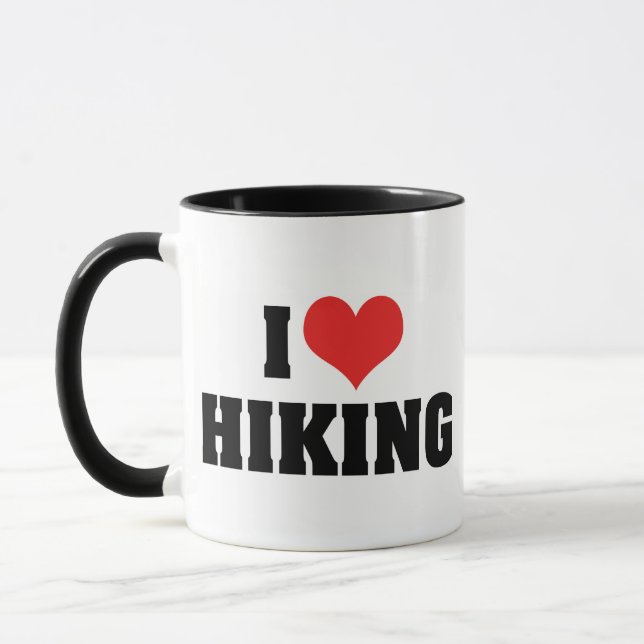 Caneca Eu Amo Caminhar (Esquerda)