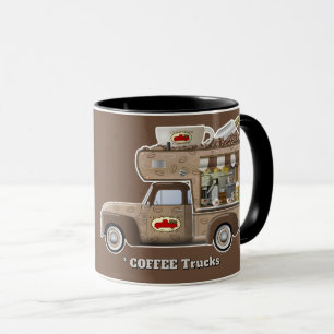 Caneca Eu Amo Caminhões (caminhões de CAFE)