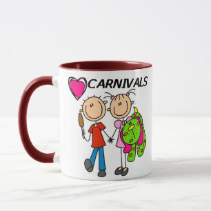 Caneca Eu Amo Carnavais