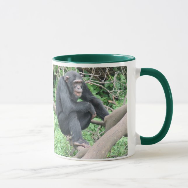 Caneca Eu amo chimpanzés (Direita)
