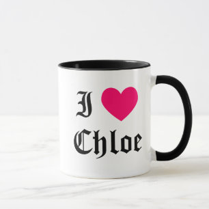 Caneca Eu Amo Chloe