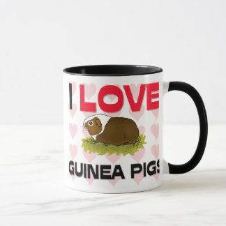 Caneca Eu amo cobaias