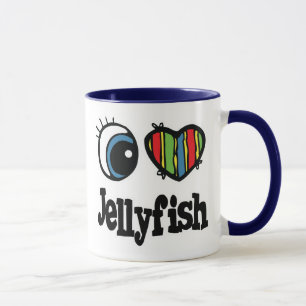 Caneca Eu Amo (Coração) Água-Viva