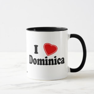 Caneca Eu amo Dominica