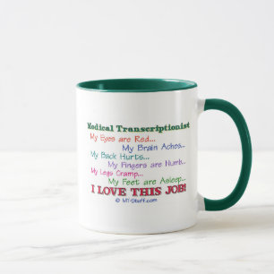 Caneca Eu amo este trabalho!