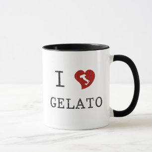 Caneca Eu amo Gelato