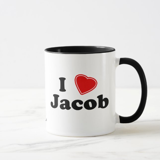 Caneca Eu amo Jacob (Direita)