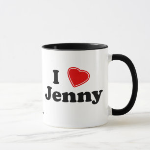 Caneca Eu amo Jenny