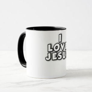 Caneca Eu Amo Jesus
