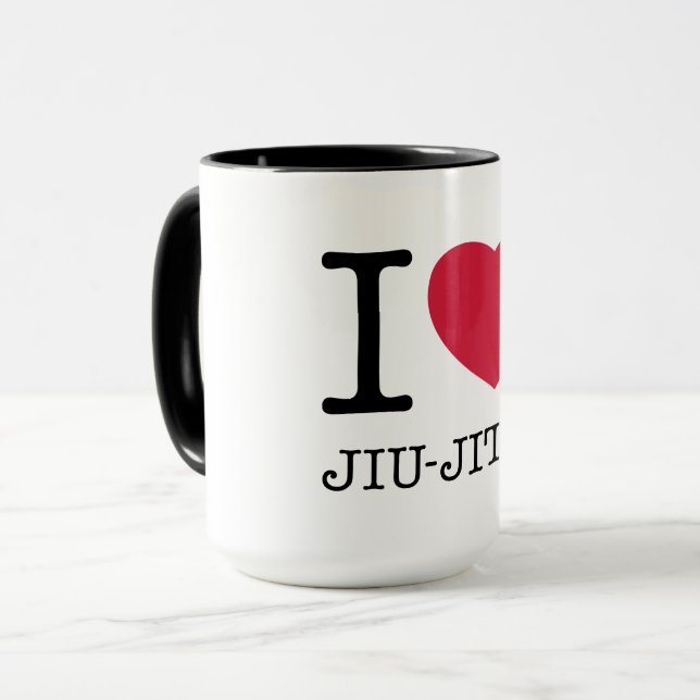 CANECA EU AMO JIU JITSU (Frente Esquerda)