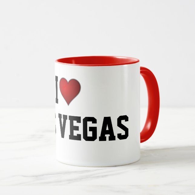 CANECA EU AMO LAS VEGAS (Frente Esquerda)