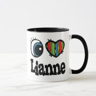 Caneca Eu Amo Lianne