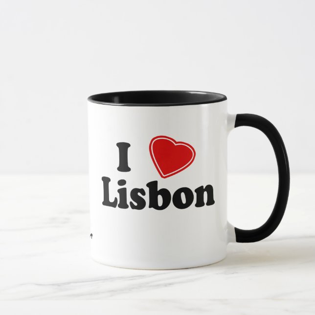 Caneca Eu amo Lisboa (Direita)