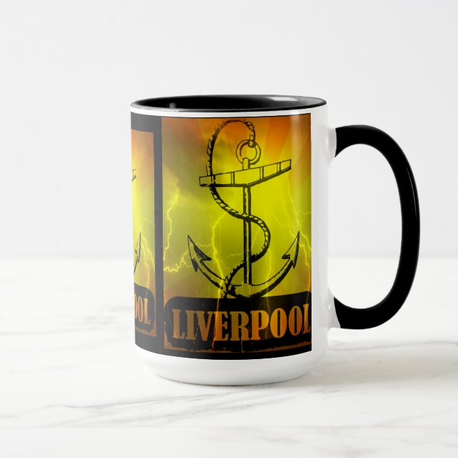 Caneca Eu amo Liverpool - Mug (Direita)