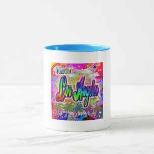 Caneca Eu amo Los Angeles Vista Express Mug